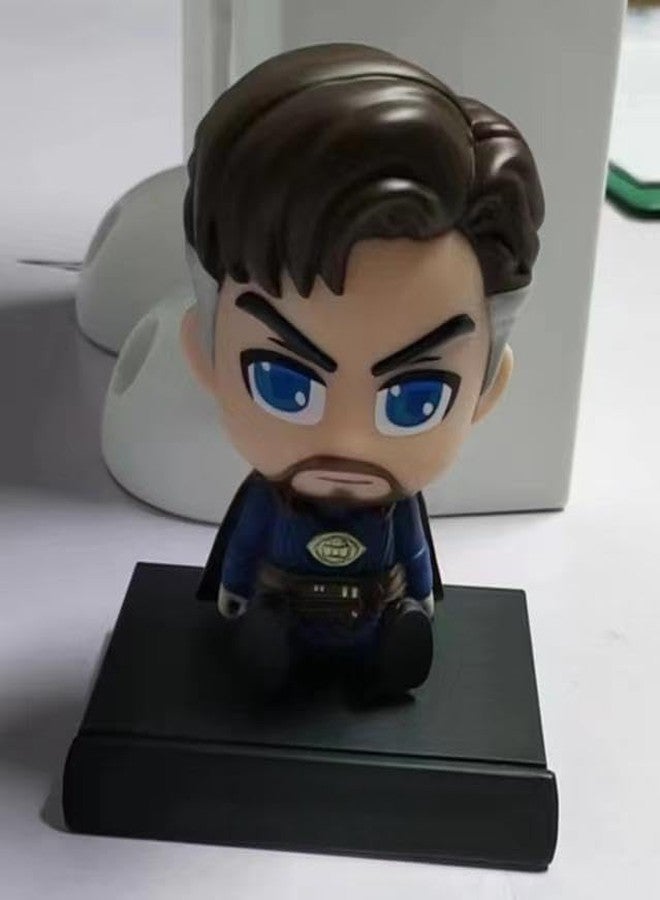 سلسلة مفاتيح مميزة، مجسم هزاز للوحة القيادة في السيارة مع حامل للهاتف المحمول، ديكور منزلي ومكتبي (دكتور سترينج)